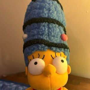 Marge Simpson Christmas 20” with stand - lights in hair